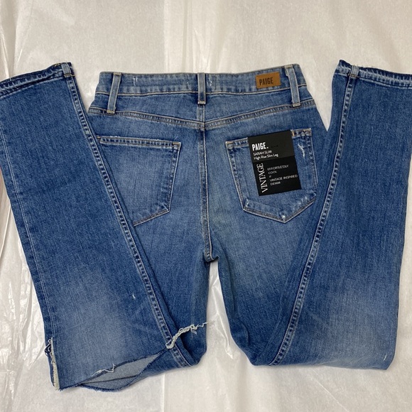 NWT:
Paige Sarah Slim High Rise Embarcadero Wash➰ - Picture 5 of 13